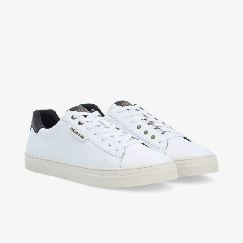 SPARKLE BIKER M - MAT KROCO/NAPPA - WHITE